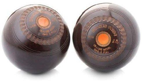 DRAKES PRIDE BROWN DELUXE CROWN GREEN BOWLS** (2-08)