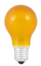 OMNILUX A19 230 V/40 W S-27 gelb