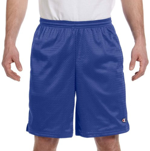 Champion Men's Mesh Short with Pockets Athletic Royal L