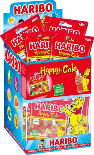 Haribo Bonbon Gélifié Happy Cola 40 g x 30 Sachets
