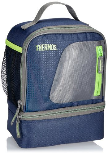 Thermos 148838 Radiance Double Compartiment Lunch Kit à Déjeuner Tissu Bleu