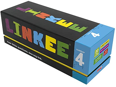 Ideal Linkee trivia game Four Little Questions, with One Big Link Family Games For 2-30 Players, Nylon/a, Ages 12+