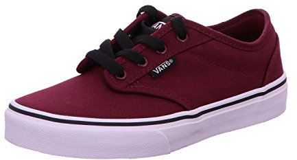 Vans Y Atwood (Palms) Black/c, Unisex-Kinder Sneakers, Rot ((Canvas) Oxblood/Black)