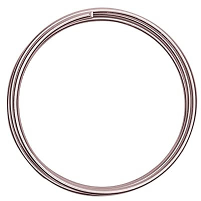 Vaessen Creative Aluminiumdraht, Zartes, 4mm x 2m, Aluminium Wire, Basteldraht, Dekodraht, Floristikdraht Aludraht Schmuck 4 mm x 2 Meter | Biegsam Schmuckdraht Misty Pink, 200 x 0.4 x 0.4 cm, 2