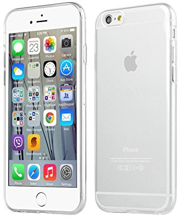 aLLreli iPhone 6S Case Clear [0.5mm] Ultra Thin Fit Slim TPU Soft Silicone Back Cover - (iPhone 6 / 6S 4.7)
