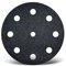MENZER Black Klett-Schleifscheiben, 125 mm, 9-Loch, f. Exzenterschleifer, Siliciumcarbid (50 Stk.) K60
