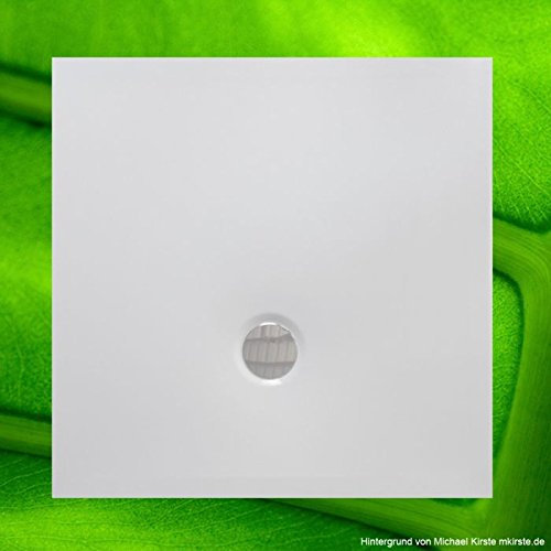 Floor level shower 80 x 80 cm acrylic shower tray - walk-in shower 80 x 80 cm