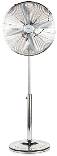 DOMO DO8132 Ventilator Stand 40 cm Chrom, 65 W, 230 V, Silberfarben