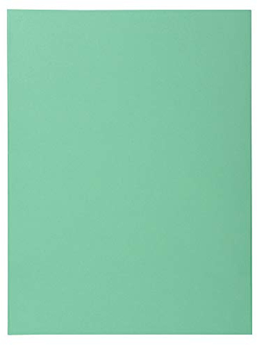 Exacompta 330021E 100er Pack Aktendeckel SUPER in Pastellfarben aus extra starkem Karton für DIN A4 ideal für Archivierung 1 Pack intensivgrün