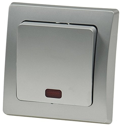 Interruttore di comando DELPHI 250V~/ 10A, ad incasso, argento