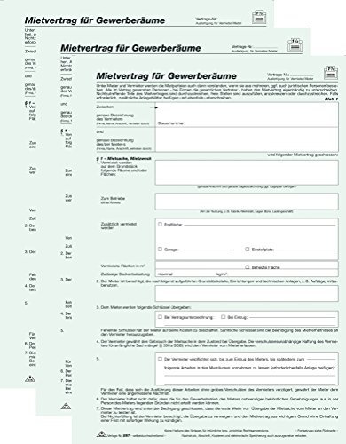 Mietvertrag RNK geprüft (3 Stück, Gewerbe)