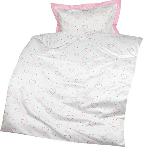 Lorena Mako-Satin Bettwäsche Lilly 100x135 cm + 40x60 cm