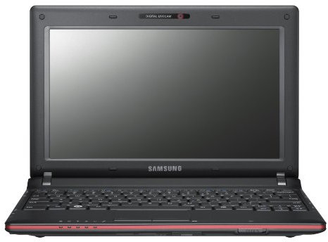 Samsung NC10 PLUS JP05 25,4 cm (10 Zoll) Netbook (Intel Atom N455, 1,6GHz, 1GB RAM, 320GB HDD, Intel 3150, Win 7 Starter) schwarz