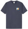 Springfield Camiseta Reconsider Estampada Amanecer Japon, Azul Marino, L para Hombre
