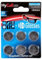 Ansmann 1516 – 0026 CR2032 – Pila al litio per allarme, per garage, telecomando argento