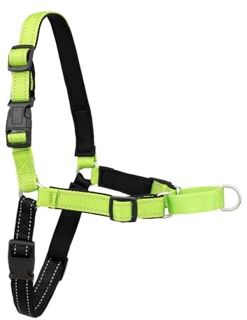 PetSafe Easy Walk Deluxe Dog Harness, No Pull Dog Harness – Perfect for Leash & Harness Training – Stops Pets from Pulling and Choking on Walks – Large, Apple