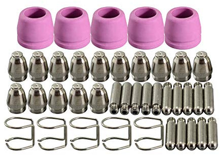 RIVERWELD Plasma elektrode Schneiddüse 1,0 50Amp für WSD-60P P60 taschen lampe Pilot ARC Beginnend 40 Stück