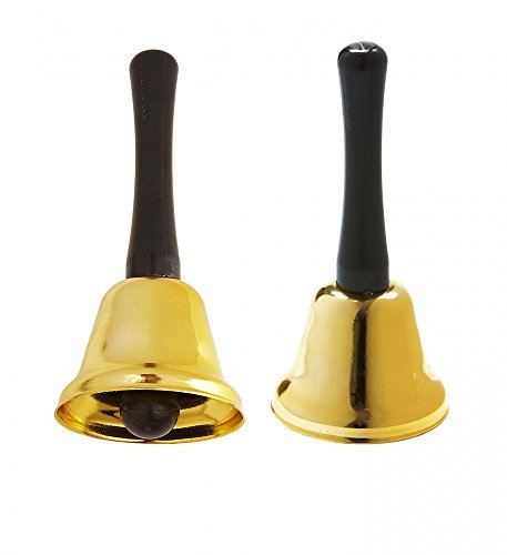 Weihnachtsglocke Gold 14 cm Glöckchen Glocke Weihnachten Weihnachtsmann Nikolaus