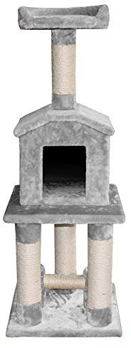 Europet Bernina 431-421406 Classic-Eco Katzenkratzbaum Ceylan, 40 x 40 x 108 cm, grau