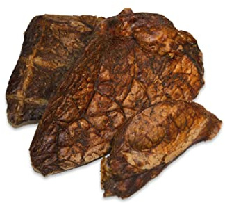 SALiNGO getrocknete Rinderlunge für Hunde 1kg, Kauartikel aus Deutscher Herstellung, 100% natürlich