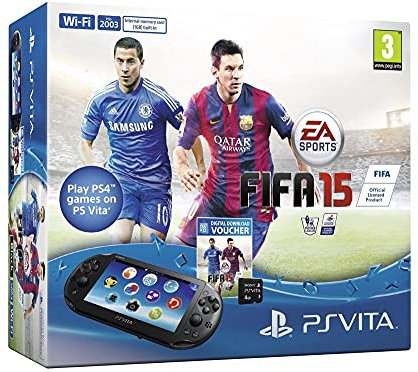 Console Playstation Vita 2016 + Fifa 15 (PS Vita) voucher + Carte Mémoire 4 Go pour PS Vita