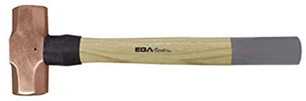 EGA Master Vorschlaghammer 6, 4 kg Hickory Griff nicht glänzend CU