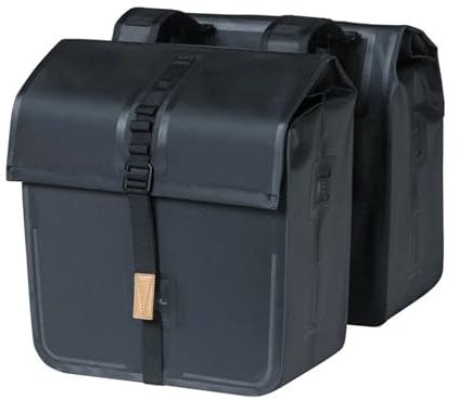 Basil Urban Dry Doppeltasche Fahrradtasche, Schwarz, 36 x 17 x 42 cm
