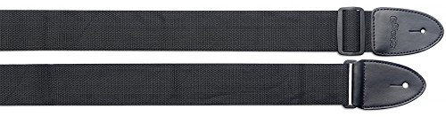 Gitarrengurt Nylon Schwarz L Lang - Gurtlänge 93 bis 165 cm lang - Gurtbreite 5 cm