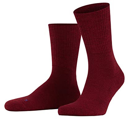 FALKE Unisex Socken Walkie Light U So Wolle Funktionsmaterial einfarbig 1 Paar, Rot Scarlet 8280, 44-45
