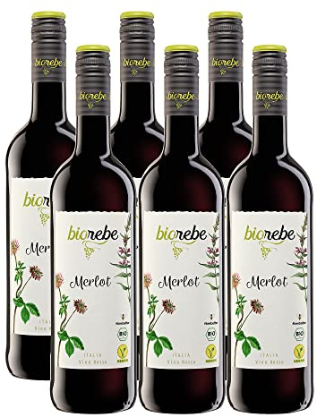 BIOrebe Merlot IGP Italien (6 x 0,75l)