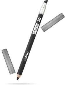 Pupa Matita Occhi Multiplay Smoked Grey - Triplo Uso Eyeliner, Ombretto e Kajal - Adatta per Occhi sensibili e Lenti a contatto (Colore 30 Smoked Grey) Formato 1,2 g