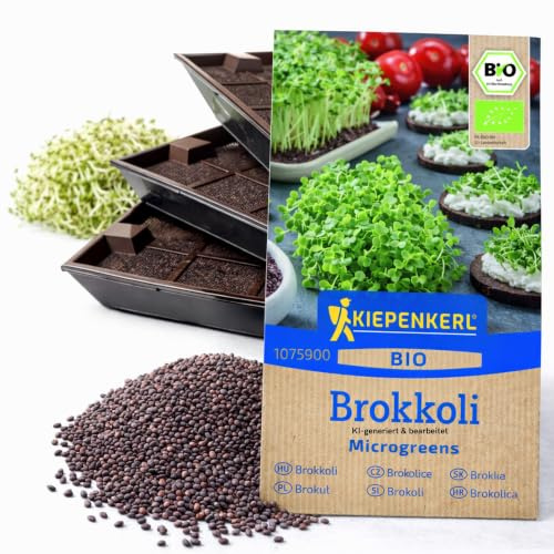 Samenshop24® Bio- Anzucht-Set (das Original) (Bio Keimsprossen Brokkoli + Keimschalen)
