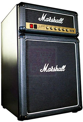 Marshall FRIDGE Independiente 124.6L Negro - Nevera combi (Independiente, Negro, Derecho, palanca, Giratorio, Vidrio, Minibar)