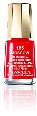 MAVALA - Moscow Nail Polish, 18 Colour, Red, Vanilla, 5 Milliliter