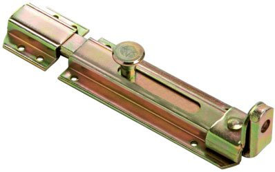 Générique - Verrou ou targette a pene plat porte-cadenas-serie 750 - Long. corps mm.165 - Long. totale mm.213 -