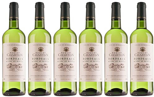Robert Charton - Vin Blanc AOP Bordeaux, sec et fruité (6 x 0,75 L)