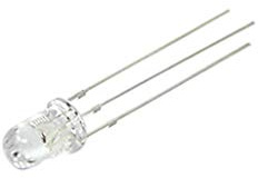 OSRMMA3132A LED 3mm Bicolour red/Warm White 1560-2180mcd 30° Anode 3000K OPTO