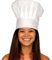 amscan 390389 - Gorro de chef desechable, color blanco, 6 unidades