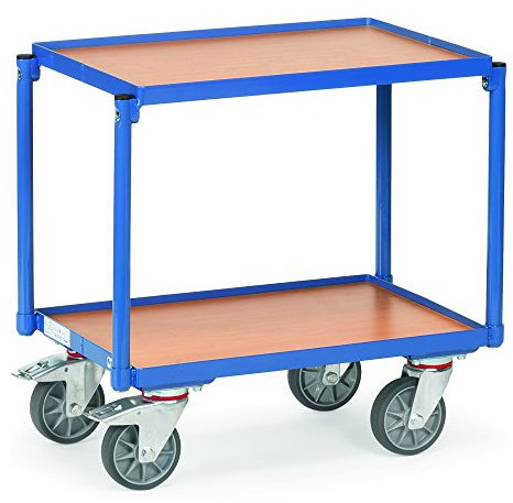 Fetra Transportgeräte mtyddtr F 250 Ladeschale Tintenroller mit Wulst und ohne Griff, 250 kg, 125 mm Rollen