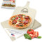 PIMOTTI Pizzastein 4cm Pizza-Stein für Backofen Brotbackstein aus echtem Schamott Pizzastein eckig Backstein Pizza Steinplatte für Backöfen Stein Grill Gasgrill Pizza-Stone