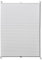 vidaXL Plissee Faltrollo Rollo Sichtschutz Jalousie Plisseerollo Klemmen 50x125cm Weiß