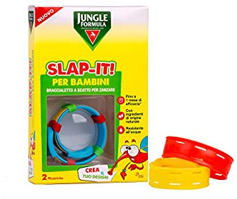 Jungle Formula Braccialetti Antizanzare per Bambini da 3 Anni di Età