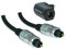 SunshineTronic 0,5m Premium Optisches Digitalkabel Toslink + Toslink-Winkeladapter(360° drehbar)