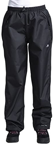 Trespass Tutula Trousers Pantalons imperméables Femme Noir FR : L (Taille Fabricant : L)