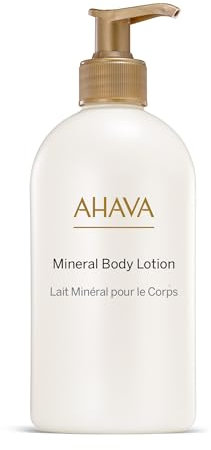 AHAVA Totes Meer Wasser Mineral Körperlotion - Tägliche Feuchtigkeitspflege mit Osmoter, Exklusive Mischung Totes Meer Mineralien & Pflanzenextrakte, Original, 17 fl.oz