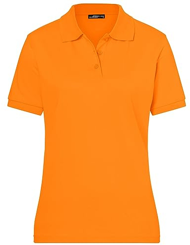 James & Nicholson Damenpolo Classic - Piqué-Poloshirt mit gestrickten Bündchen