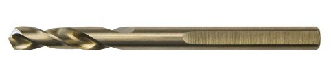 Führungsbohrer 126206 HSS CO 5, geschliffen Ø 6,35 x 82,0 mm mit,Kreuzanschliff, Ersatzbohrer für für A1+A2