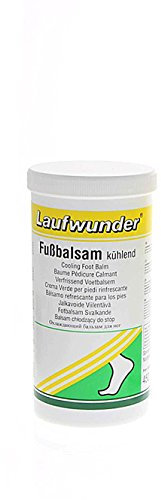 Laufwunder Fußbalsam kühlend pflegende Deocreme mit Menthol und Kampfer, 450 ml