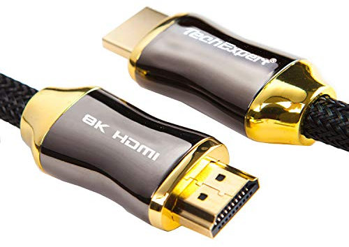 TechExpert Câble hdmi 2.1 8K 4K 120Hz Professionnel Ultra HD 2160p 4m 3D HDR 48GB/Sec eArc