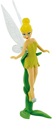 Bullyland 12848 - Spielfigur Tinkerbell aus Walt Disney Peter Pan, ca. 12 cm, detailgetreu, ideal als kleines Geschenk für Kinder ab 3 Jahren